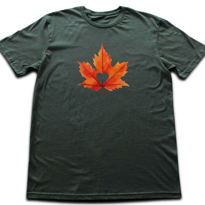 Heart Leave Autumn T-shirt