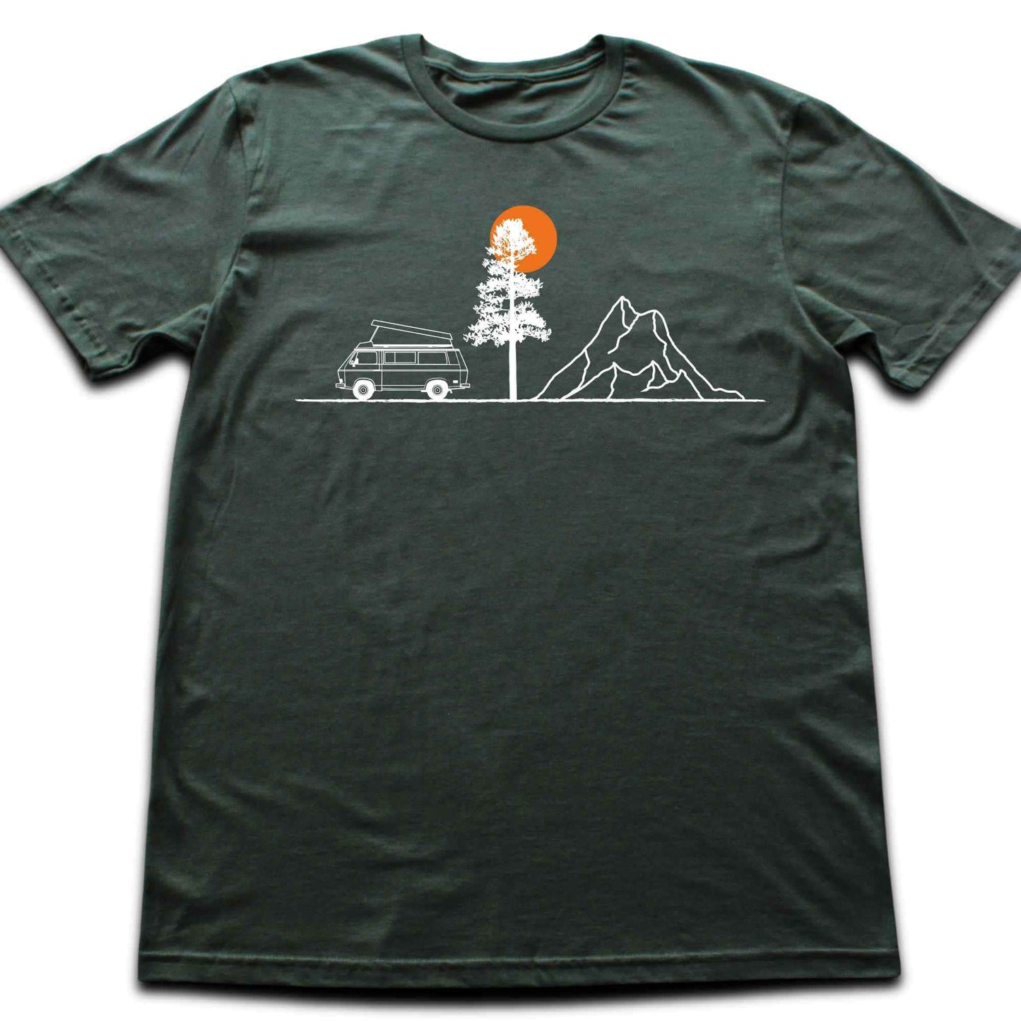 Van, Tree, Mountain T-shirt