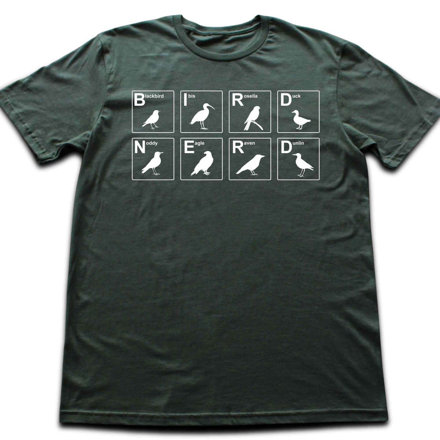 Bird Nerd Nomenclature T-shirt