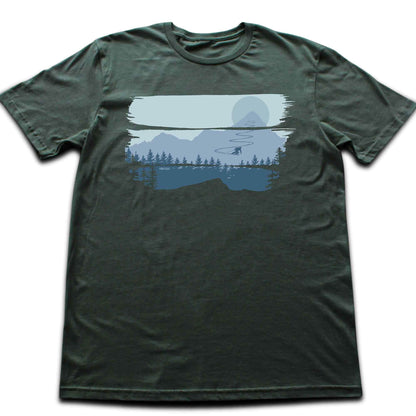 Ski Slalom Landscape T-shirt