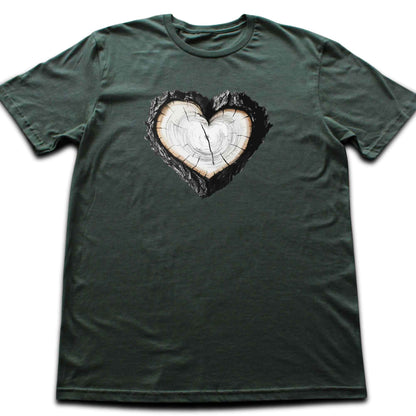 Heart Wood Hand Drawn T-shirt