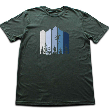 Mountain Ski Silhouette T-shirt