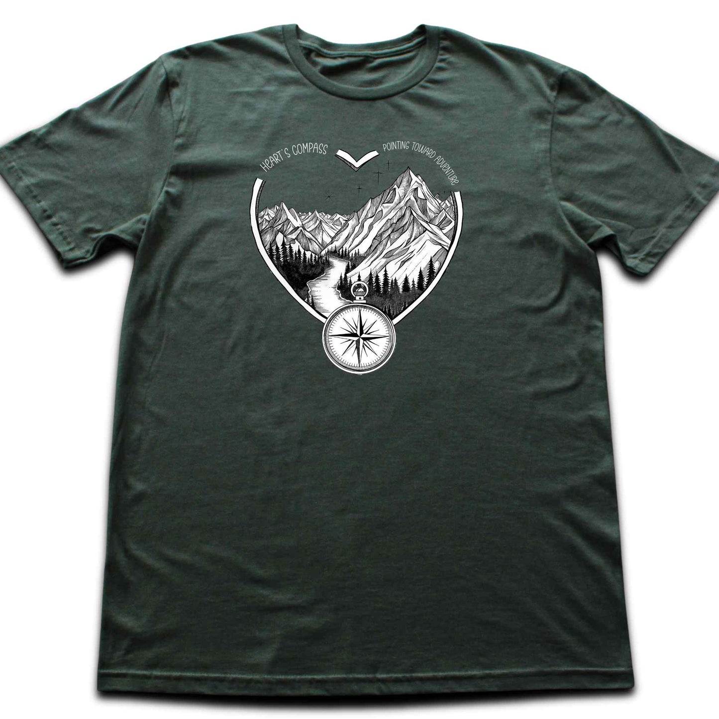 Heart's Compass Landscape T-shirt