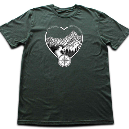 Heart's Compass Landscape T-shirt