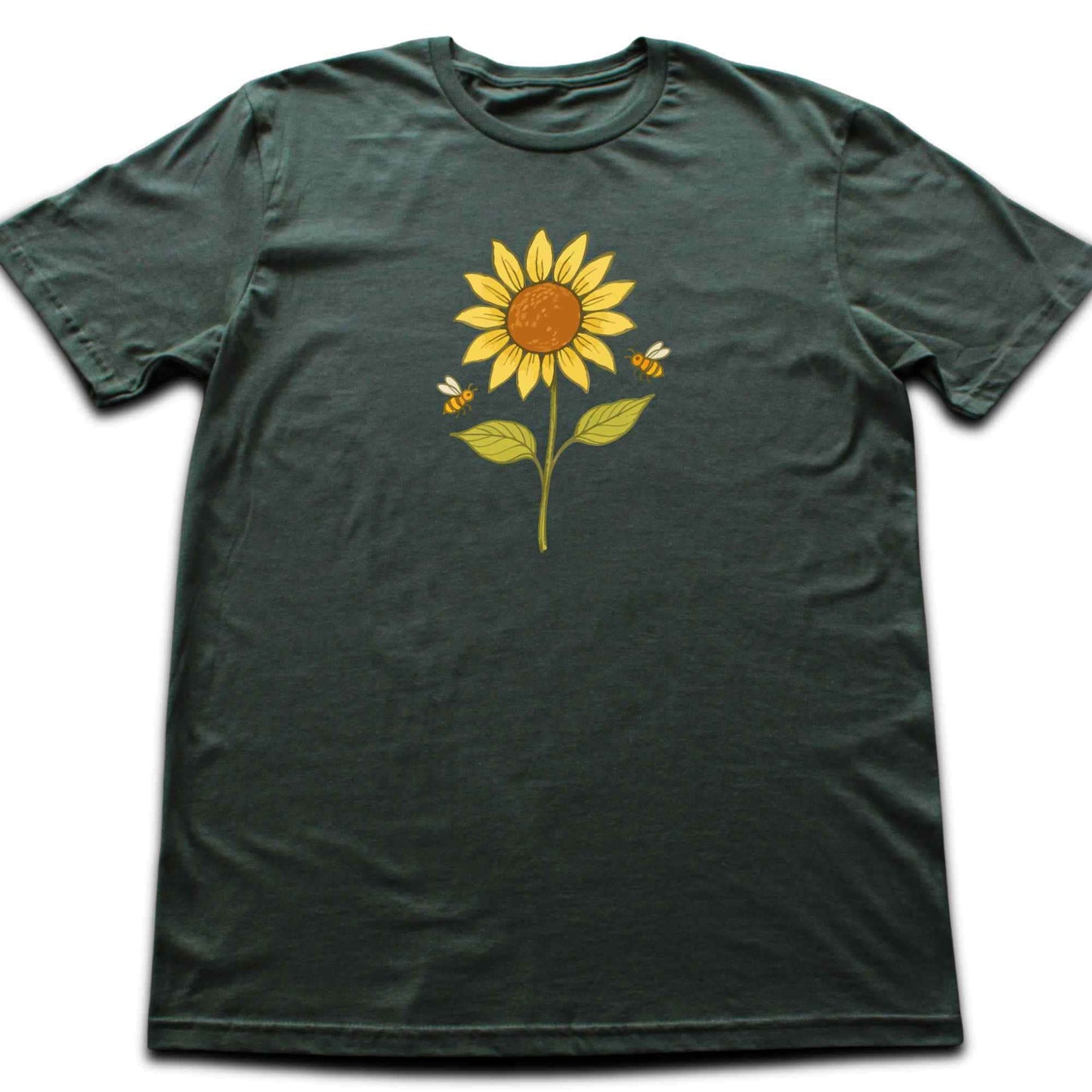 Sunflower And Bees T-shirt