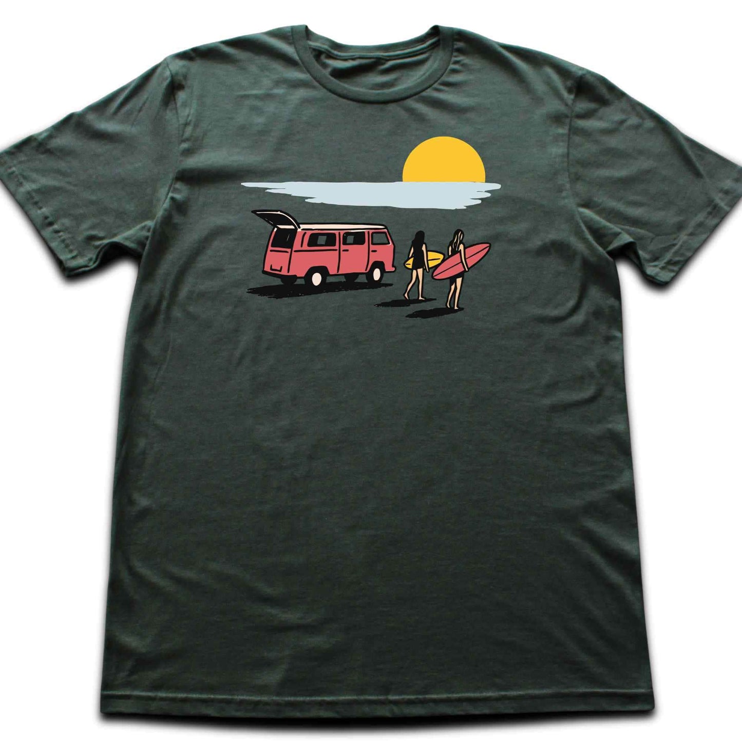 Surf And Van Landscape T-shirt