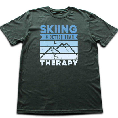 Ski Is Better Than Therapy T-shirt