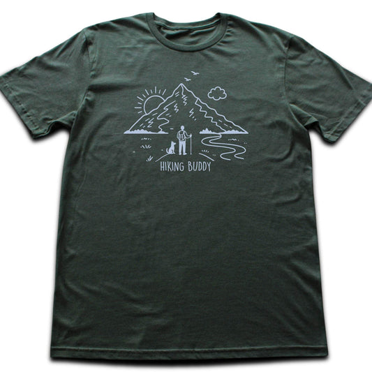 Hiking Buddy Dog  T-shirt