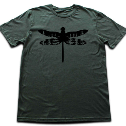 DragonFly Forest Landscape T-shirt