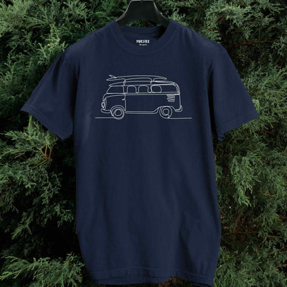 Surf Van Line Art T-shirt
