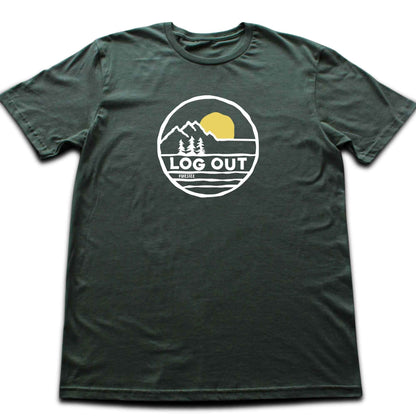 Log Out Pikestee T-shirt