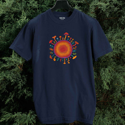 ColorFull Trunk and Mushrooms T-shirt