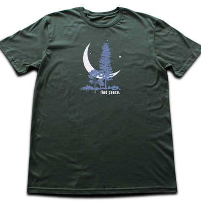 Find Peace Moon Landscape T-shirt