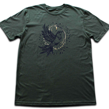 Floral Bird Mandala T-shirt