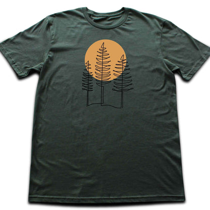 Line art Trees T-shirt