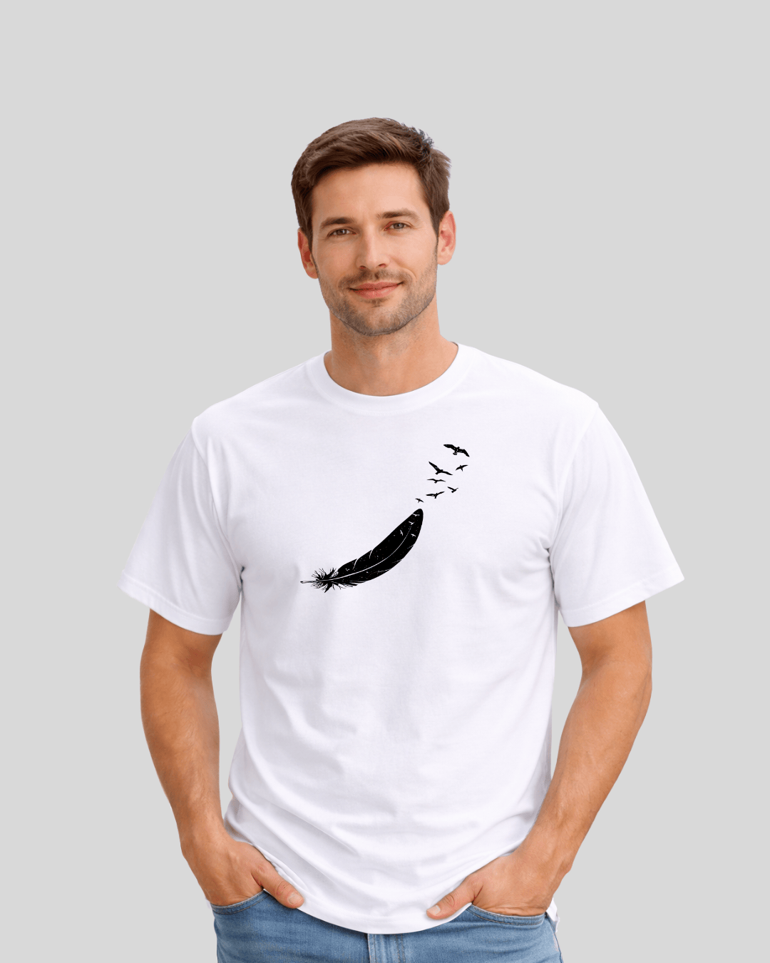 Birds Feather T-shirt