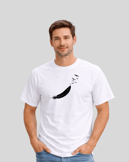 Birds Feather T-shirt