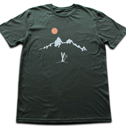 Ski Mountain Landscape T-shirt