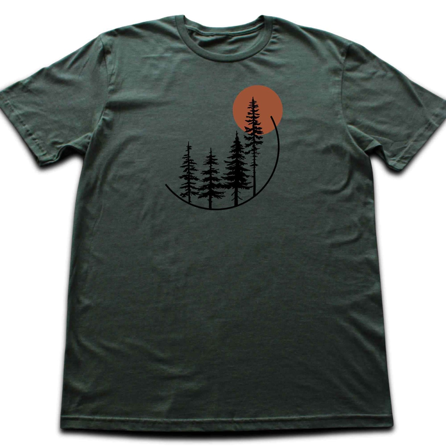 Round Trees Landscape T-shirt