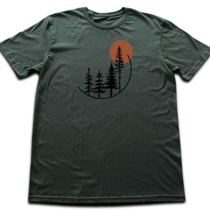 Round Trees Landscape T-shirt