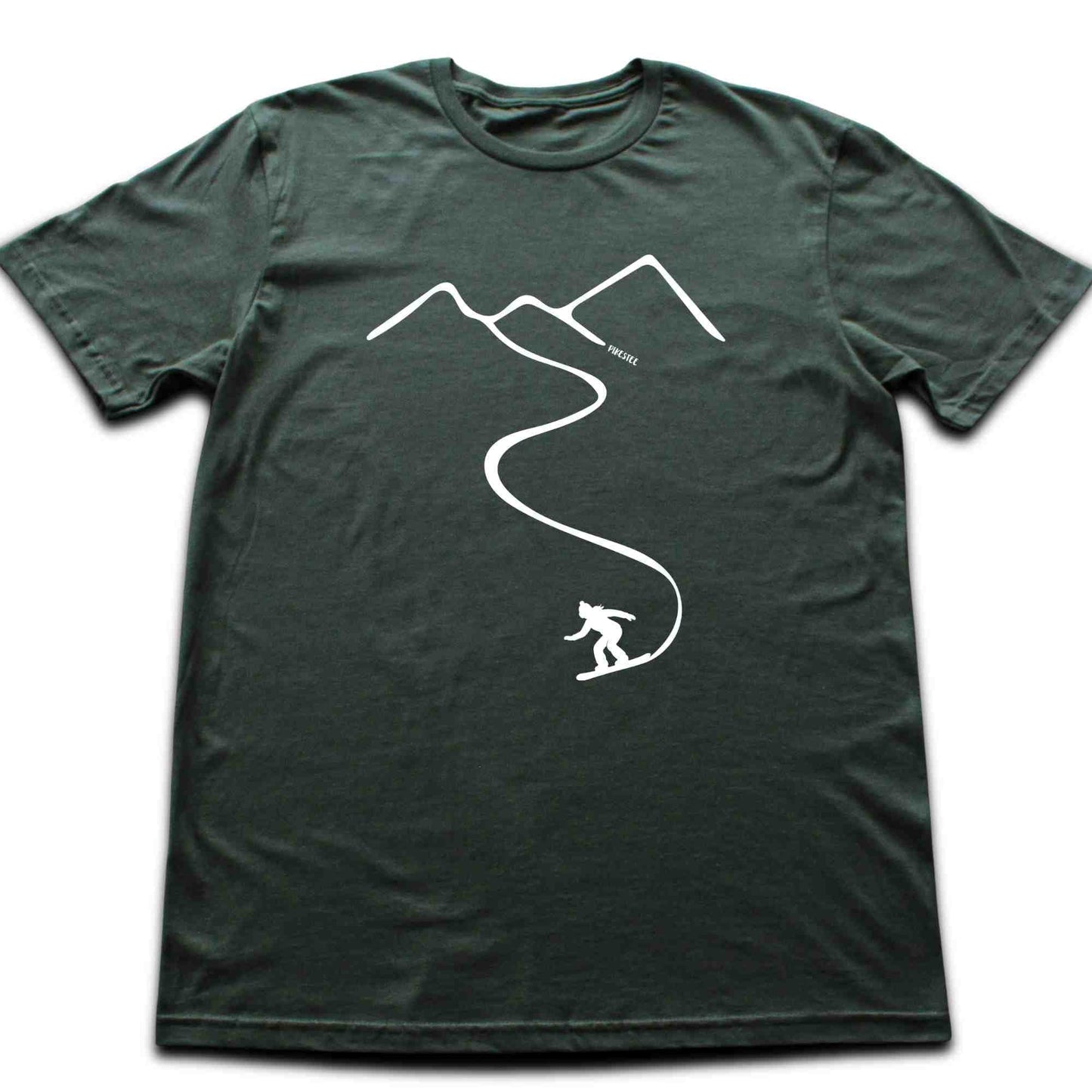 Snowboard Path Girl T-shirt