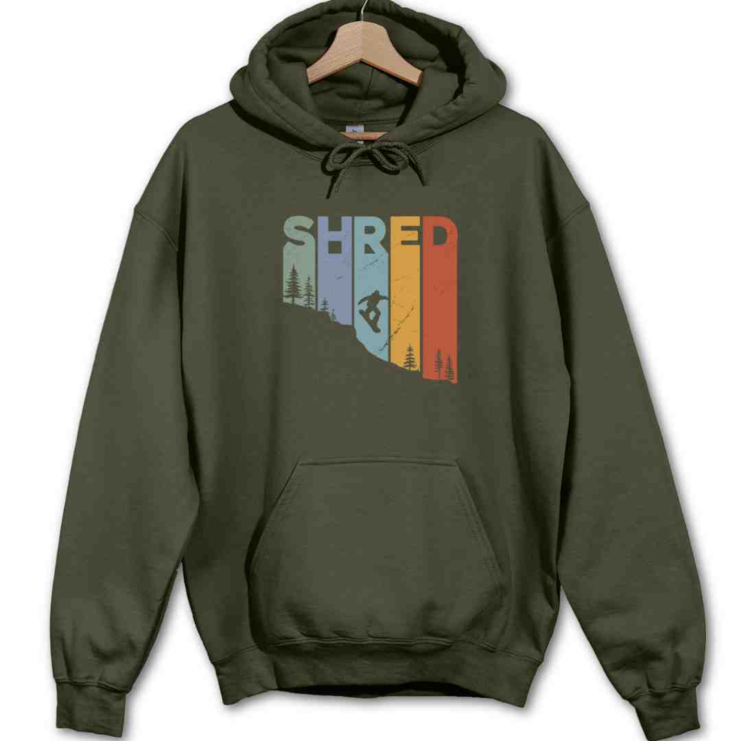 Shred Snowboard Hoodie