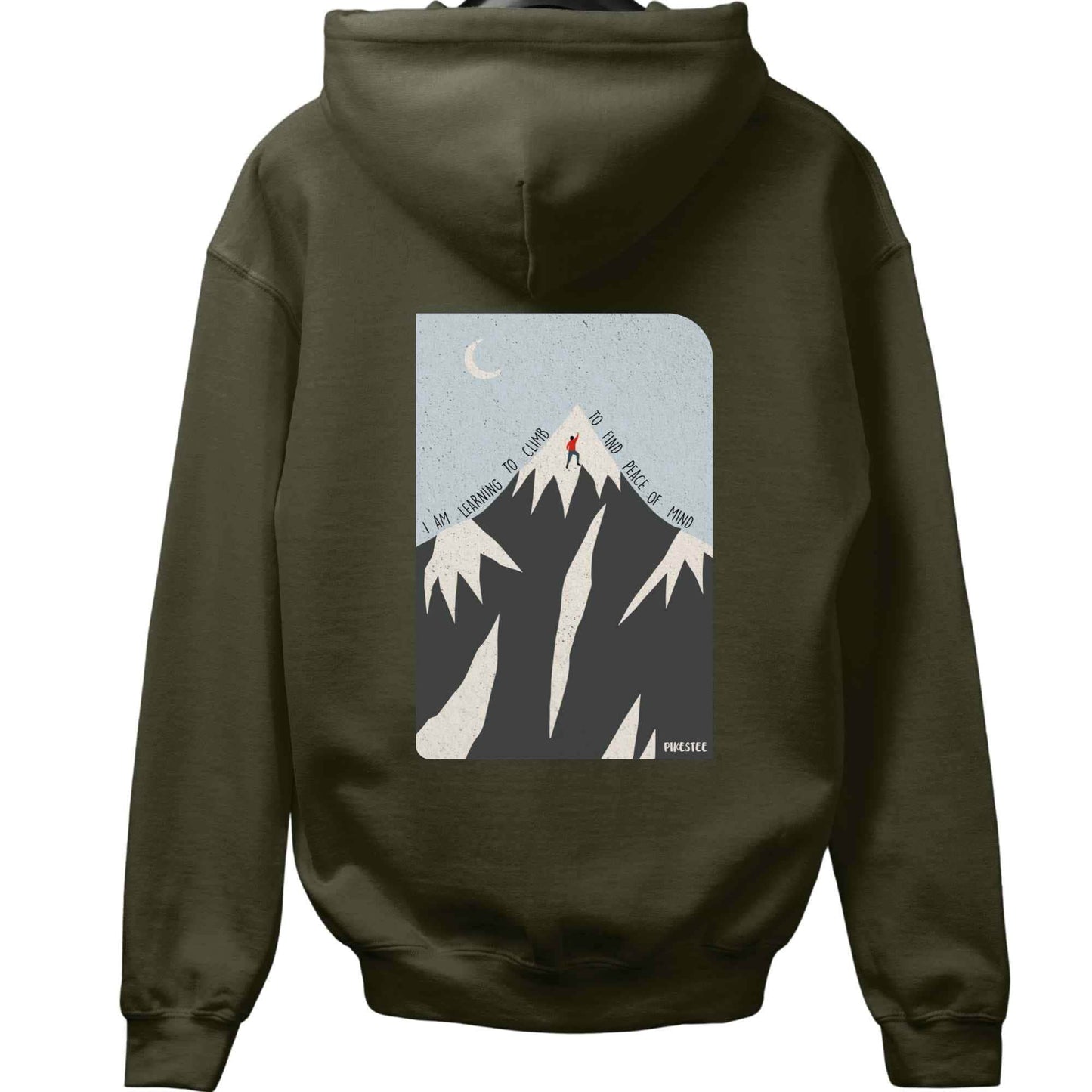 Learning To Climb Back-Print Hoodie