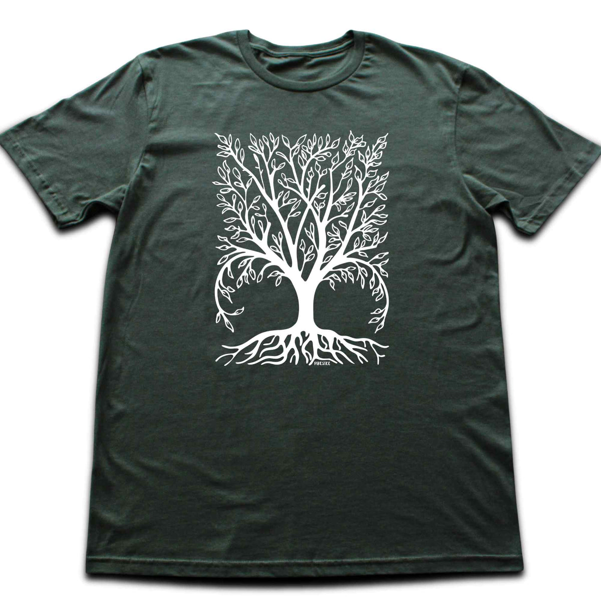 Squared Tree and Roots T-shirt