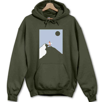 Snowboard On Top Hoodie