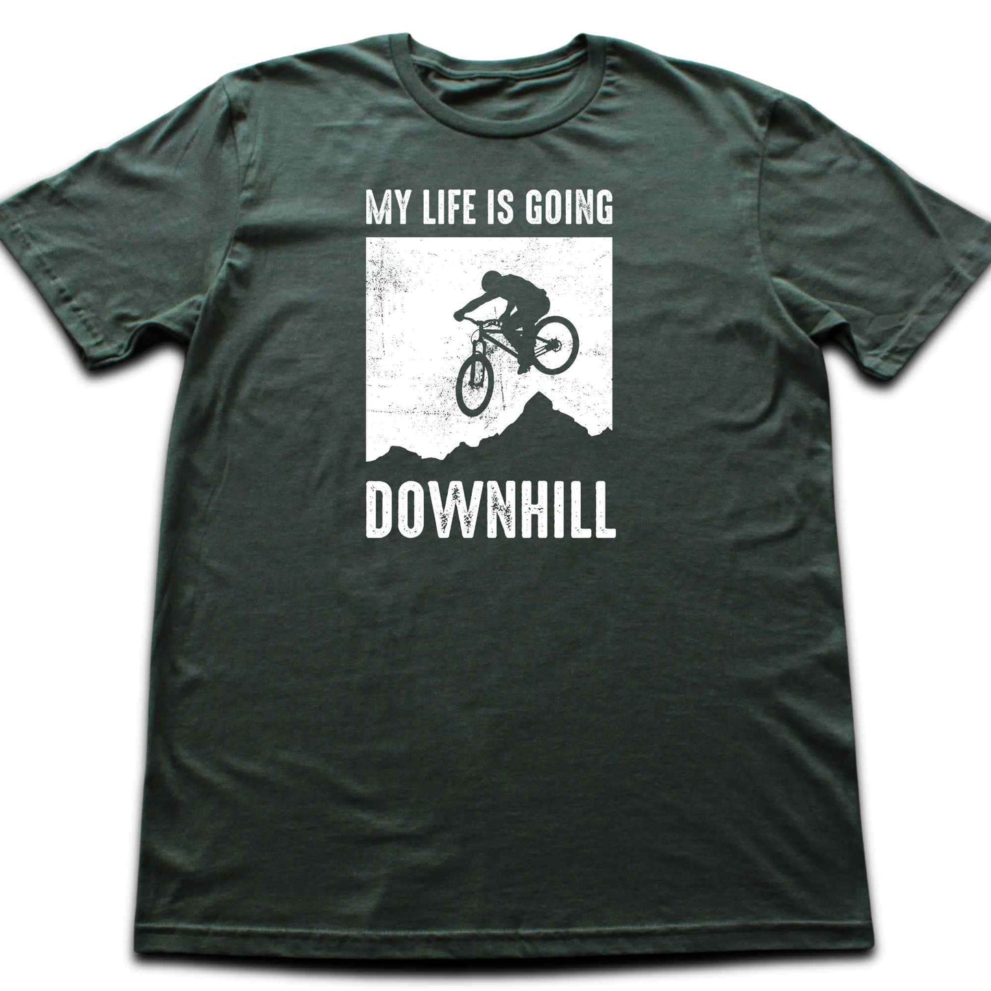 My Life Is Going Downhill Bike T-shirt