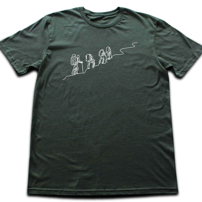 Line Art: Walking to the Top T-shirt