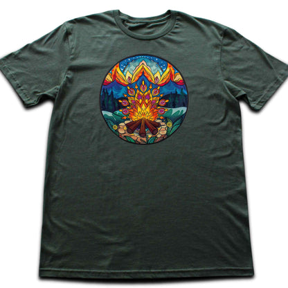 Mandala Bright Campfire T-shirt