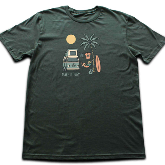 Make it Easy Van Beach T-shirt
