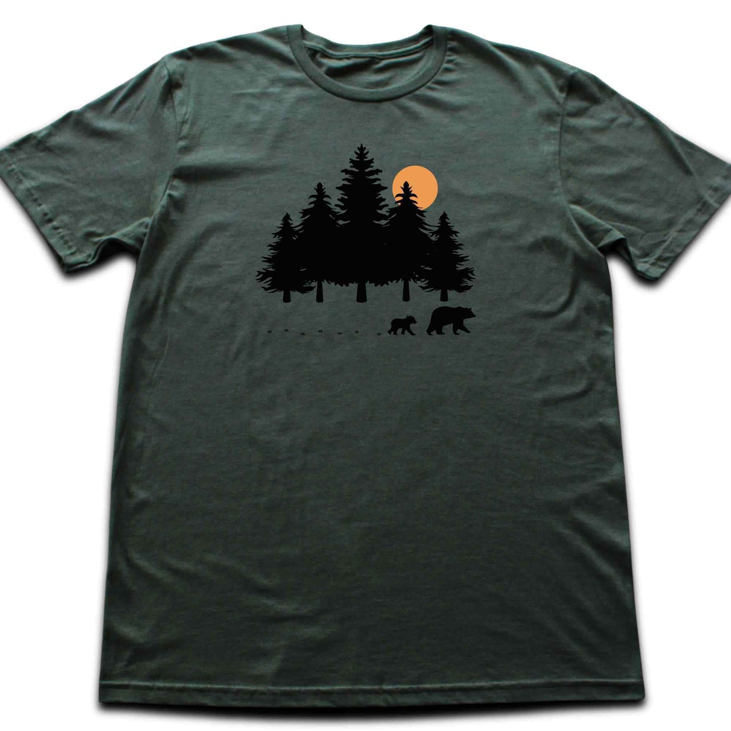 Forest, Bear Family Path T-shirt