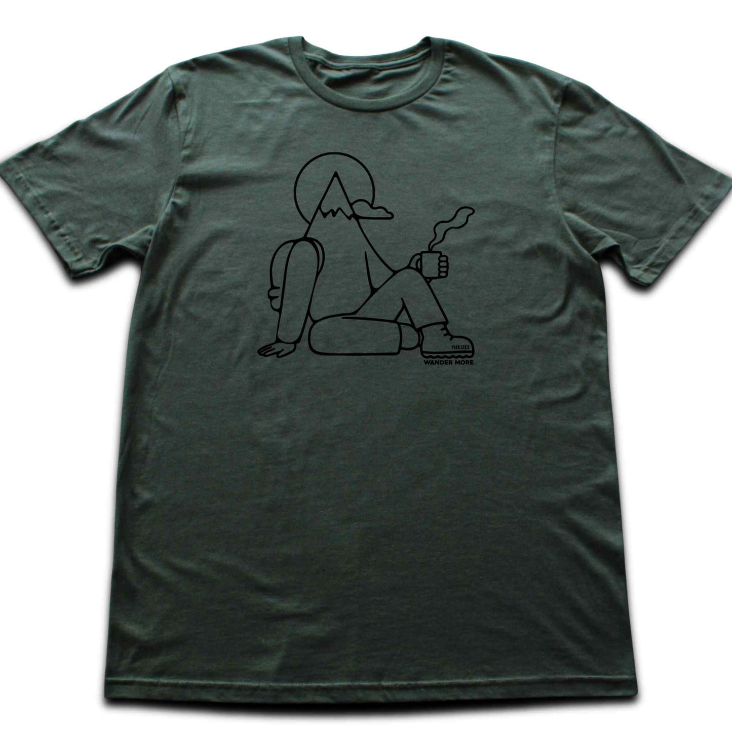 Hiker Mascot, Wander more T-shirt