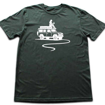 Jeep And Coffee T-shirt
