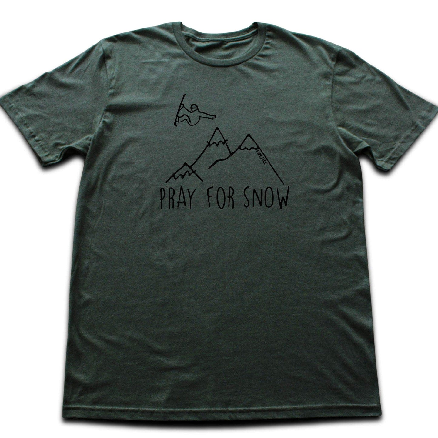 Pray For Snow Snowboard T-shirt
