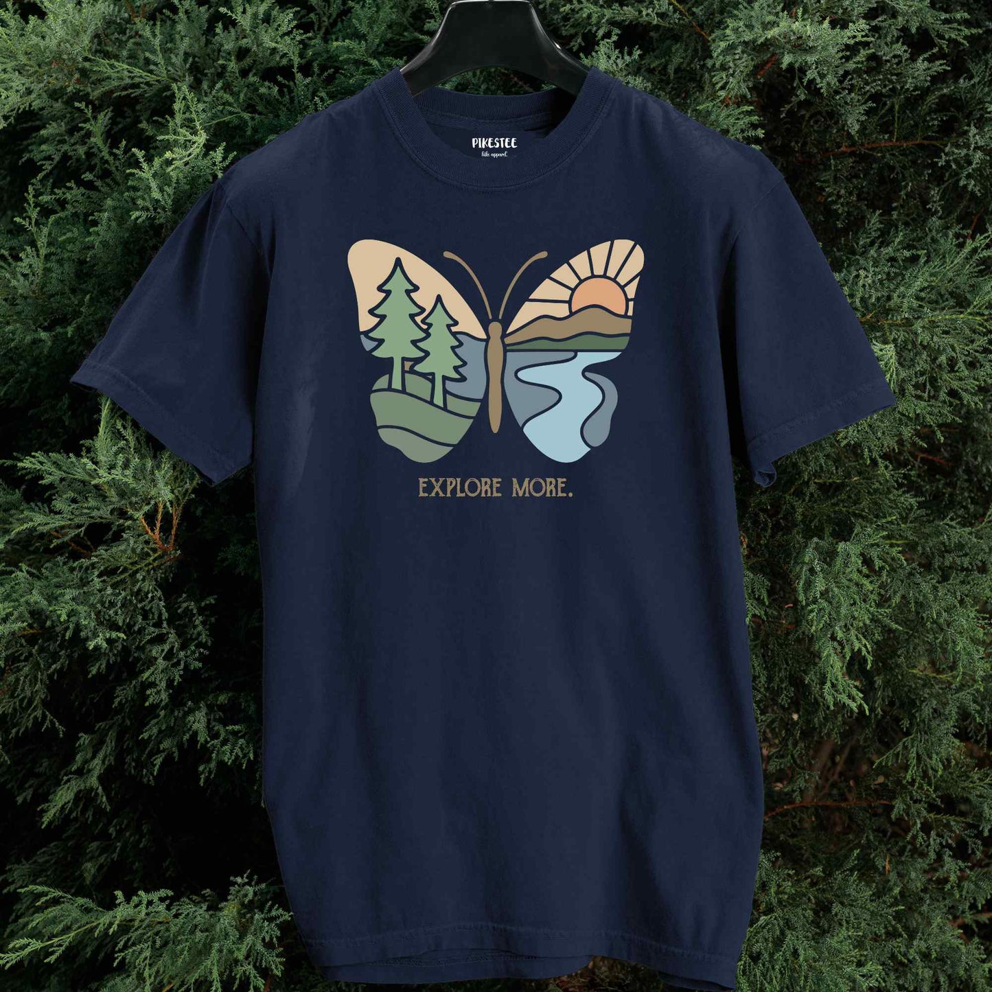Explore More Butterfly Landscape T-shirt