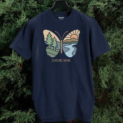 Explore More Butterfly Landscape T-shirt