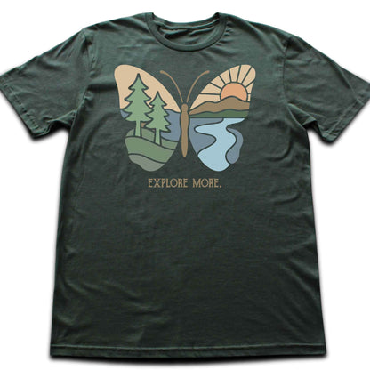 Explore More Butterfly Landscape T-shirt
