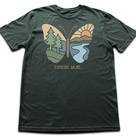 Explore More Butterfly Landscape T-shirt