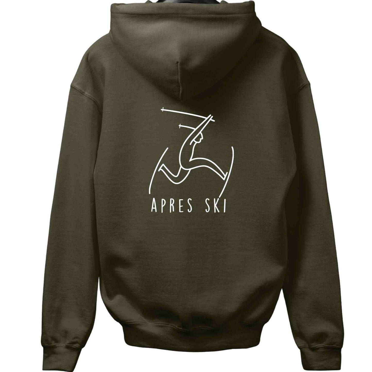 Cartoon Apres Ski Back-Print Hoodie