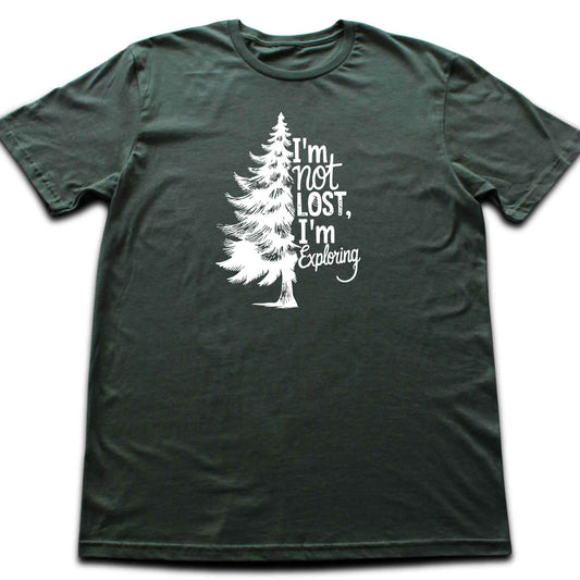 "I'm Not Lost, I'm Exploring" graphic T-shirt
