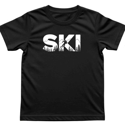 Ski Typo Kids T-Shirt