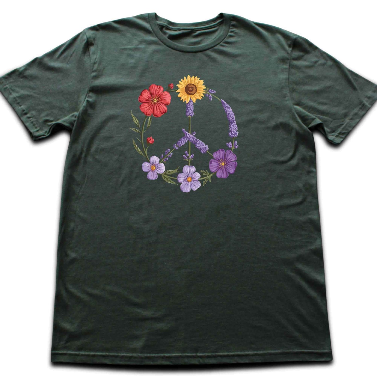 Peace Flowers T-shirt