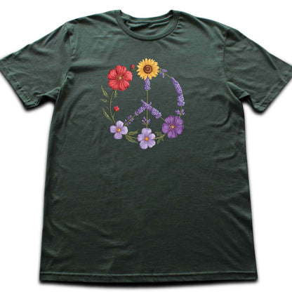 Peace Flowers T-shirt