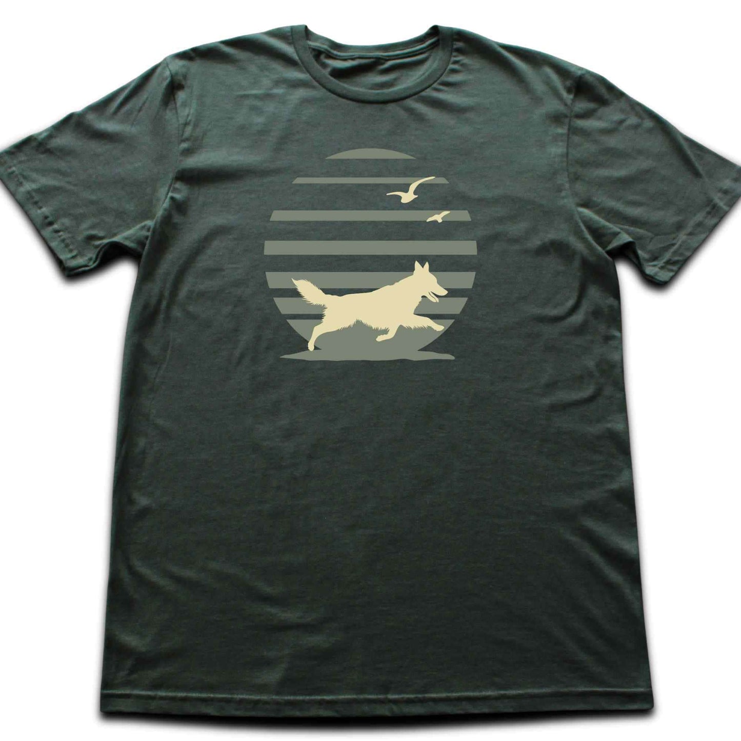 Sheperd At The Beach T-shirt