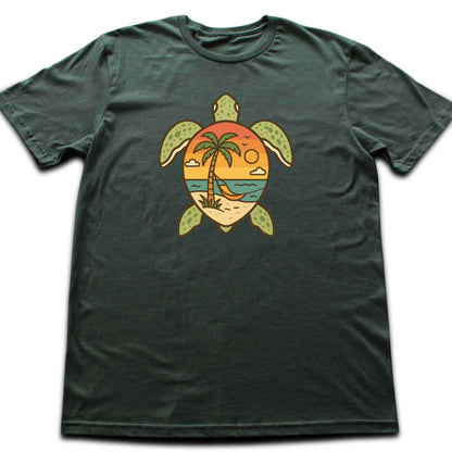 Turtle Beach Landscape T-shirt