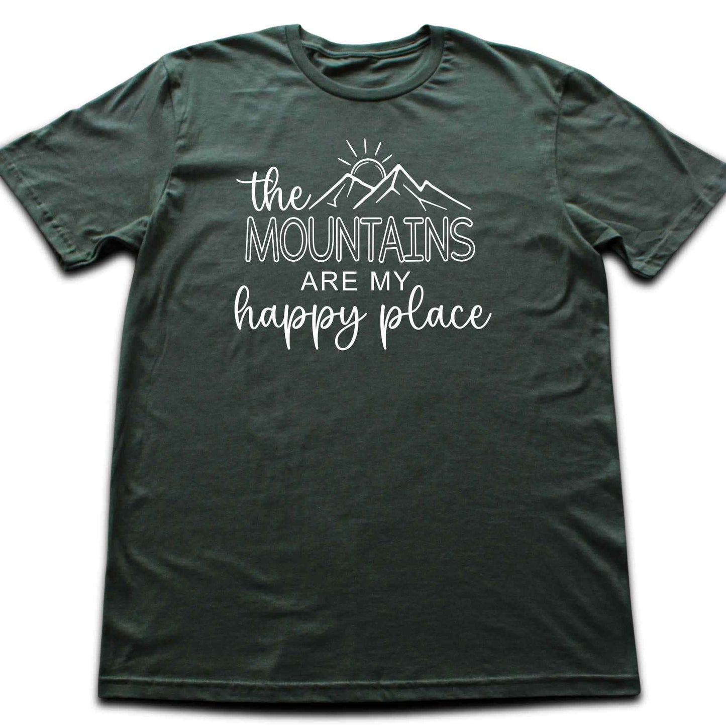 The Mountains, my Happy Place T-shirt