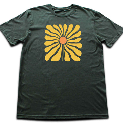 Abstract Sunflower T-shirt